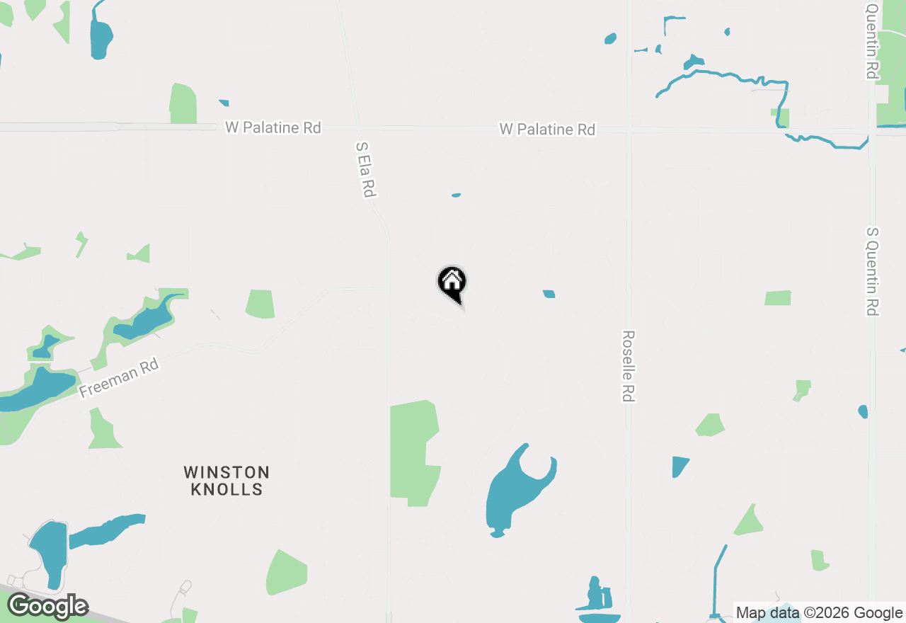 Map of 1812 Prestwick Drive, Inverness, IL 60067