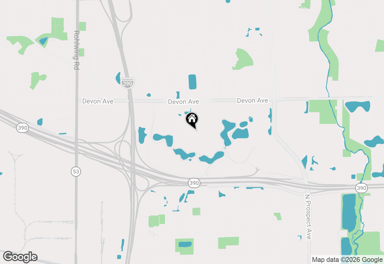 Map of 421 Pierce Road, Itasca, IL 60143