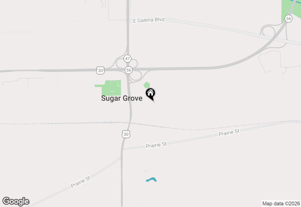 Map of 90 Arbor Avenue, Sugar Grove, IL 60554