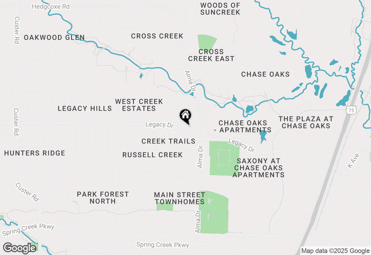 Map of 948 Avondale Lane, Plano, TX 75025