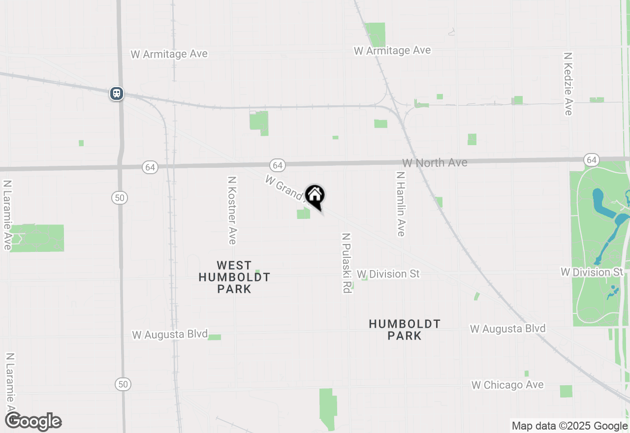 Map of 1402 N Karlov Avenue, Chicago, IL 60651