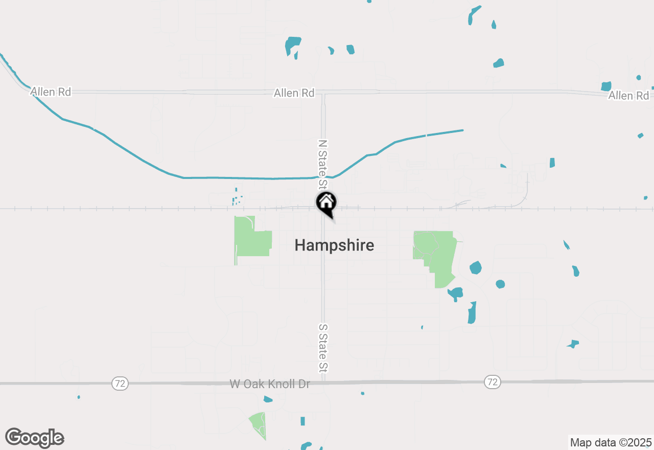 Map of 153 S State Street, Hampshire, IL 60140