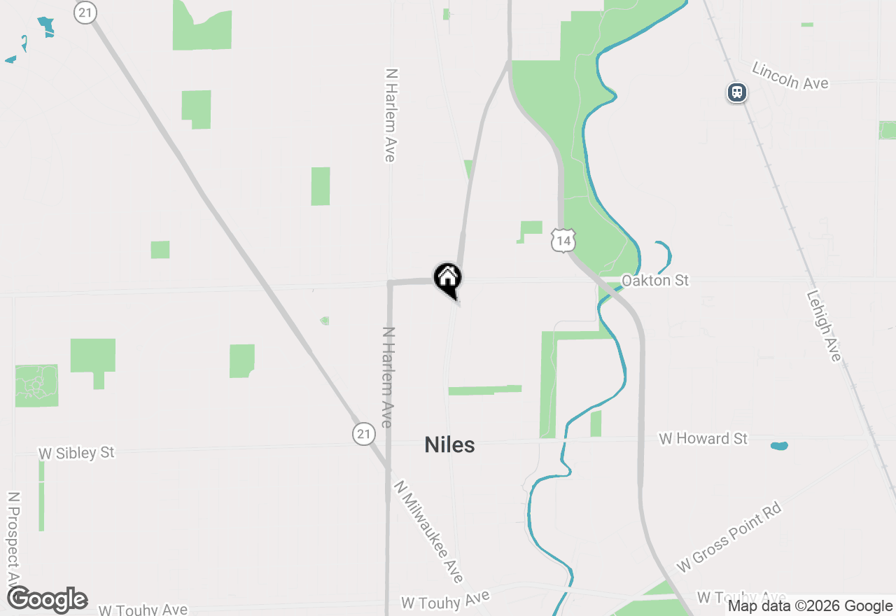 Map of 7922 N Waukegan Road, Niles, IL 60714