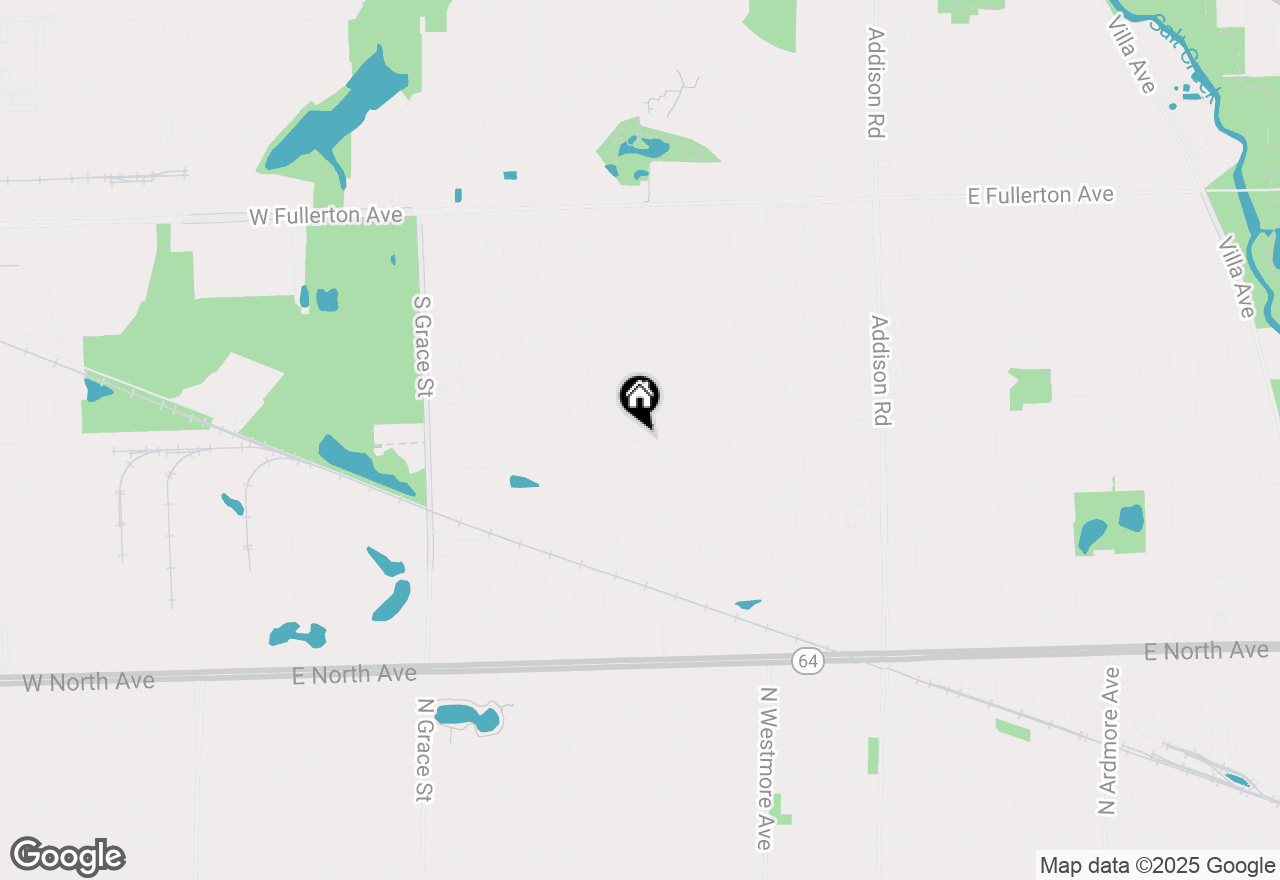 Map of 814 S Westwood Avenue, Addison, IL 60101