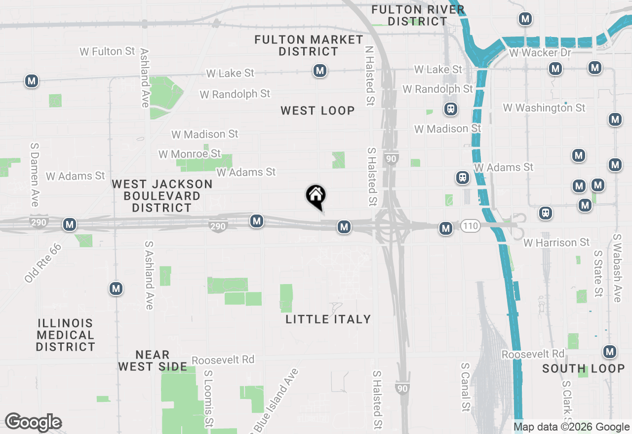 Map of 410 S Morgan Street, Chicago, IL 60607