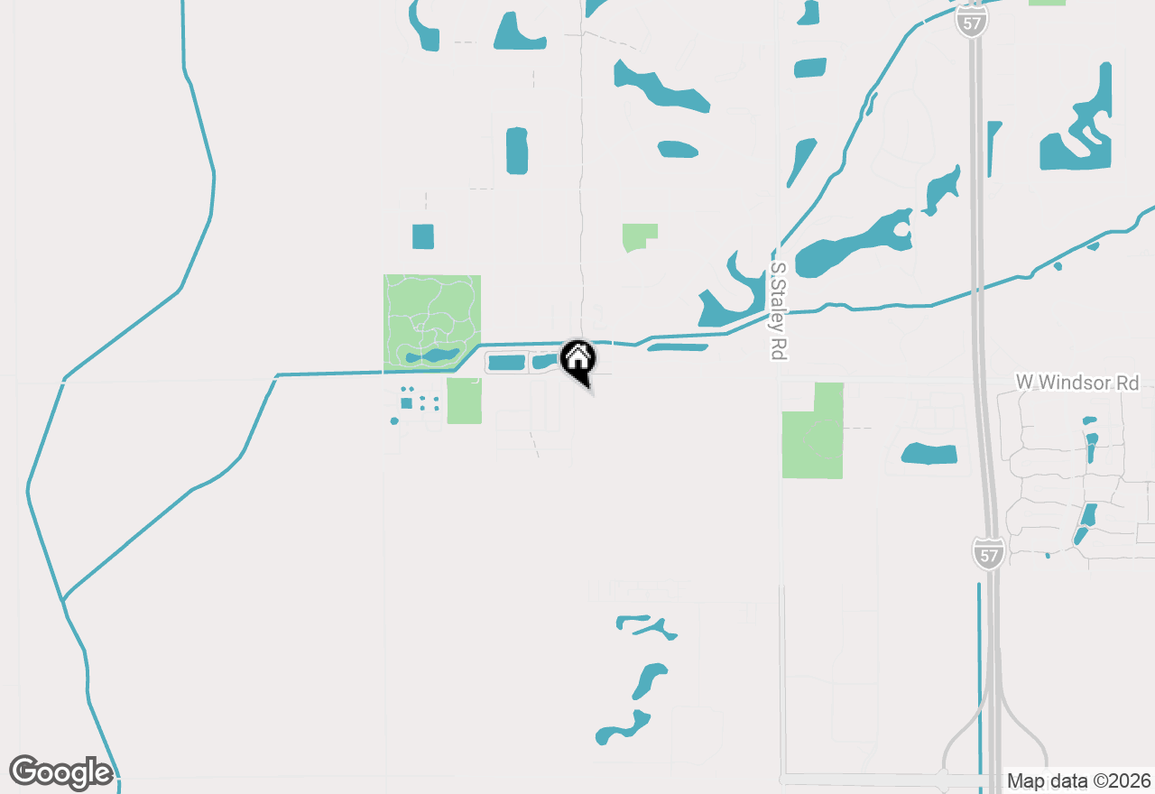 Map of 4809 W Windsor Road #D18, Champaign, IL 61822