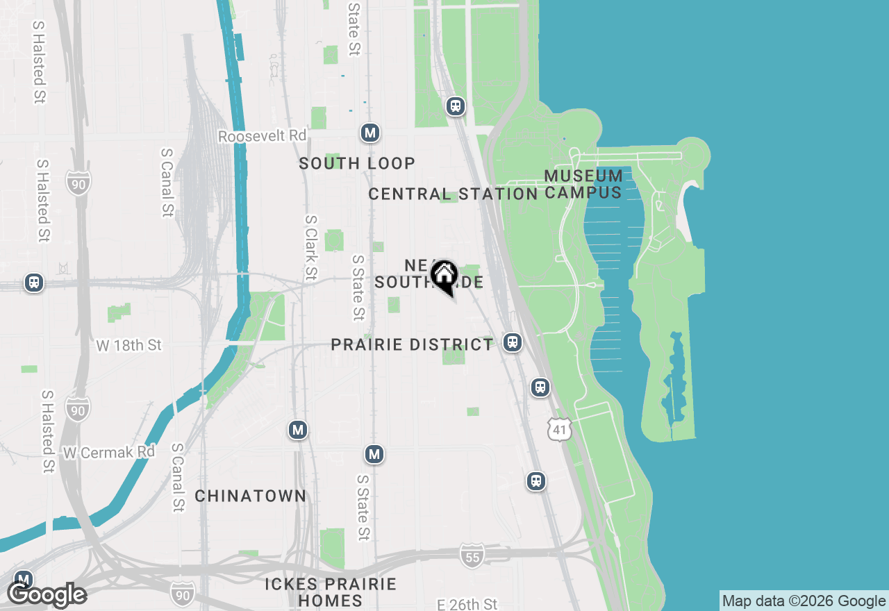 Map of 1625 S Indiana Avenue, Chicago, IL 60616