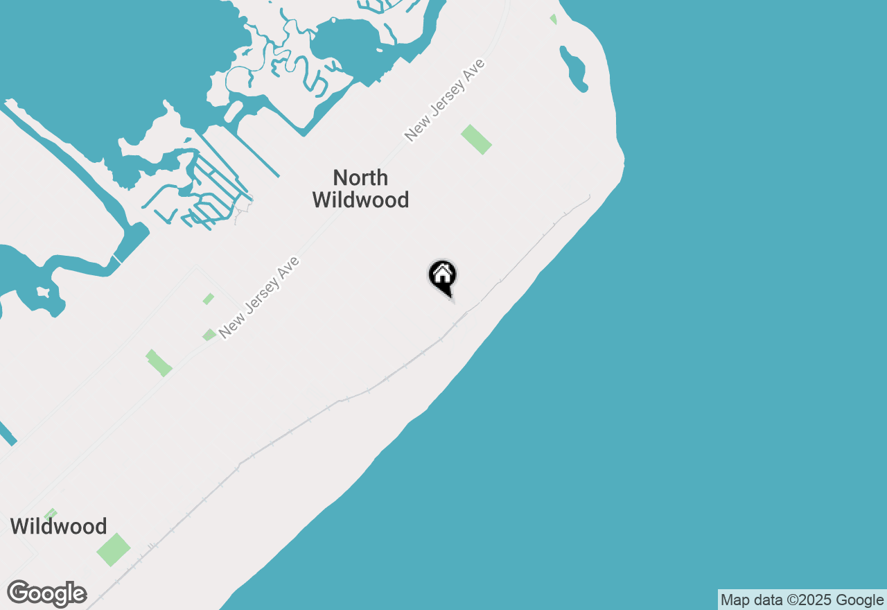 Map of 513 17th Avenue, North Wildwood, NJ 08260
