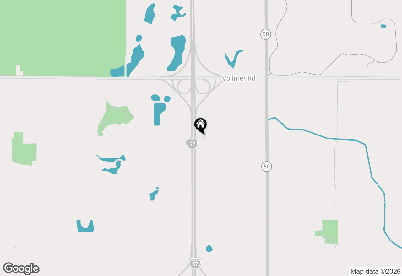 Map of 222 Owen Street, Matteson, IL 60443