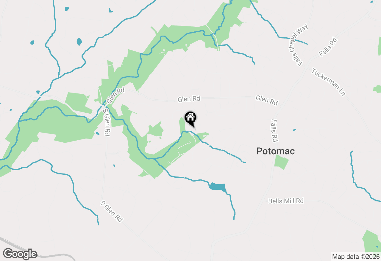 Map of 11415 Bedfordshire Avenue, Potomac, MD 20854