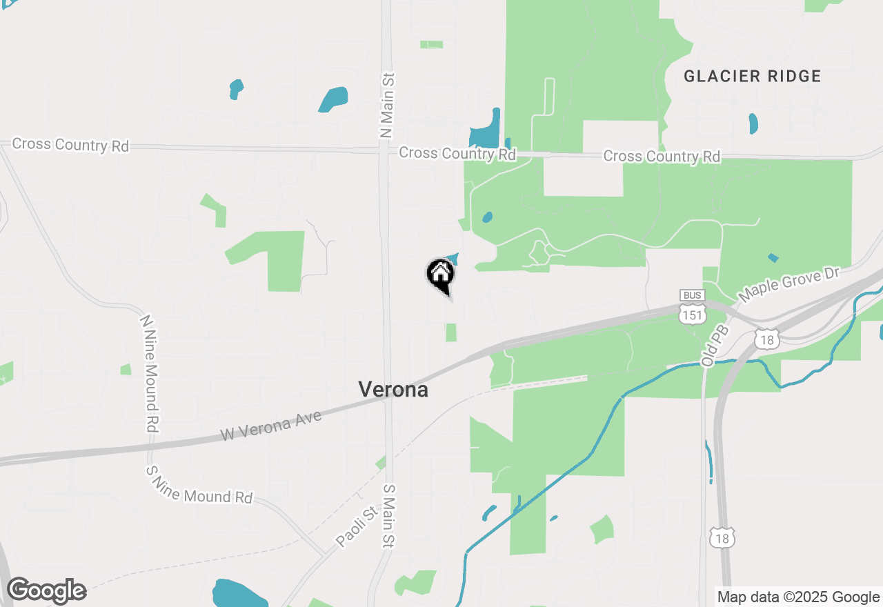Map of 206 Gilman Street, Verona, WI 53593