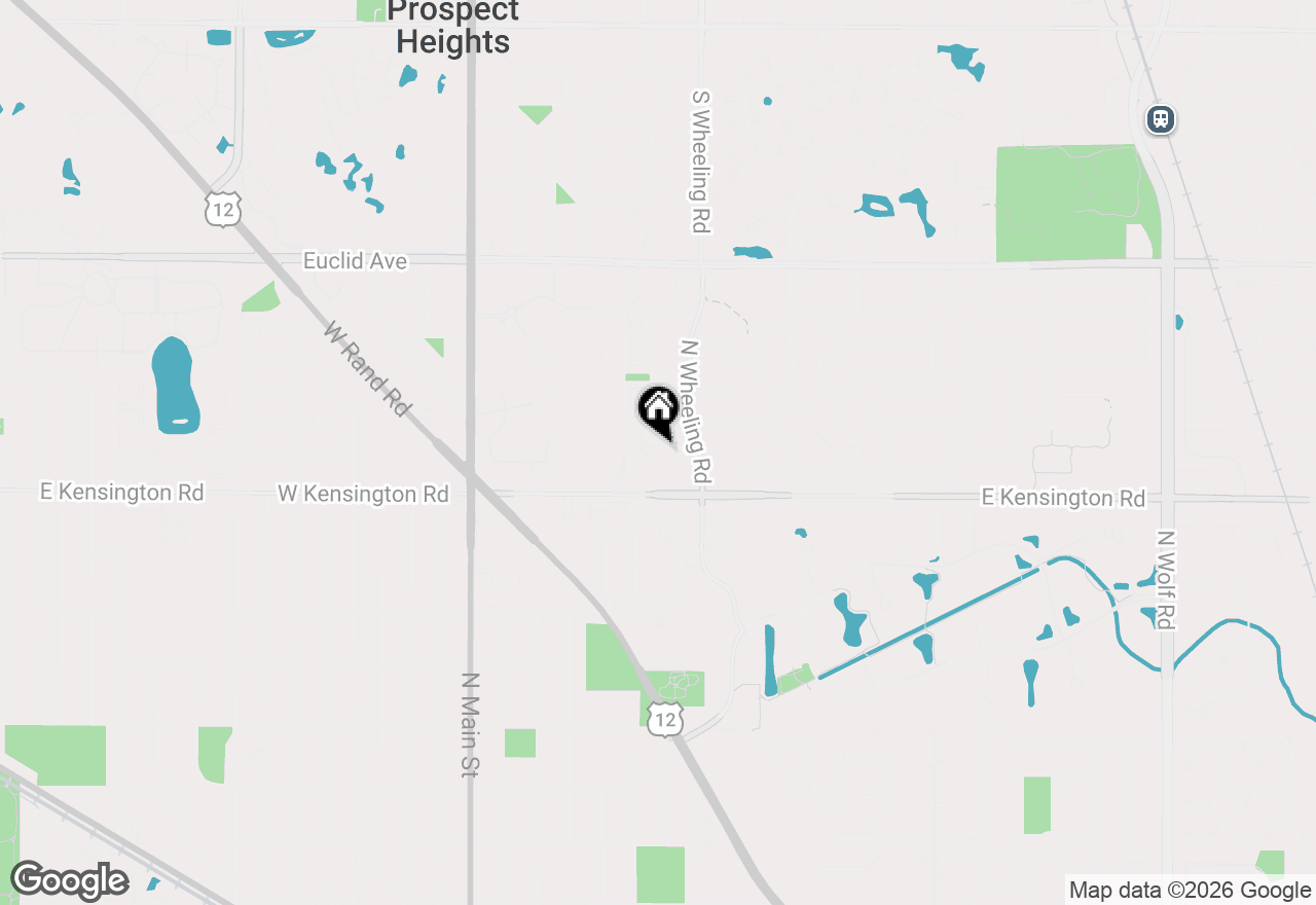 Map of 916 N Boxwood Drive #B, Mount Prospect, IL 60056