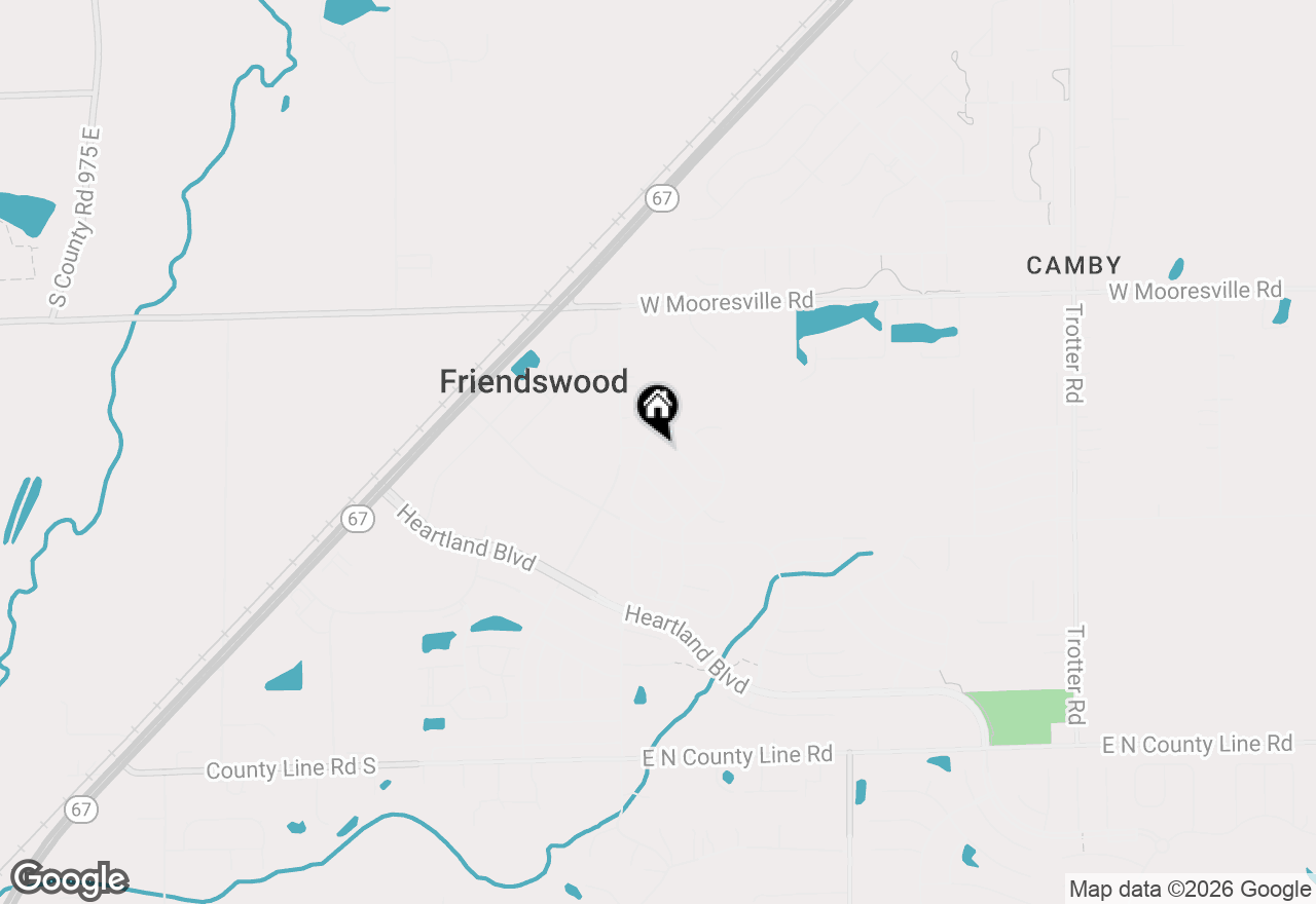 Map of 9238 Bainbridge Drive, Camby, IN 46113