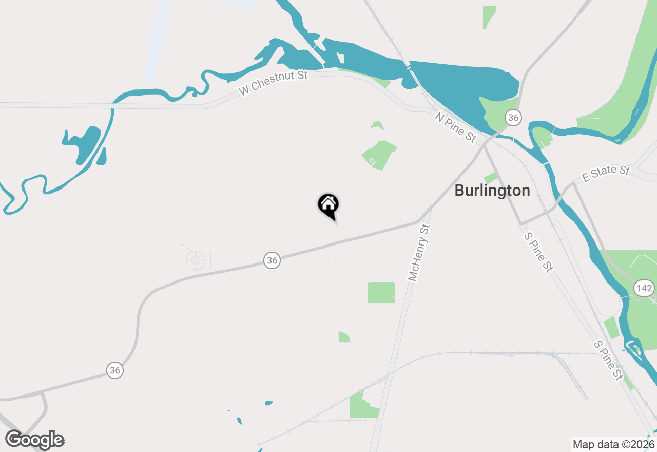 Map of 472 Summit Ave, Burlington, WI 53105
