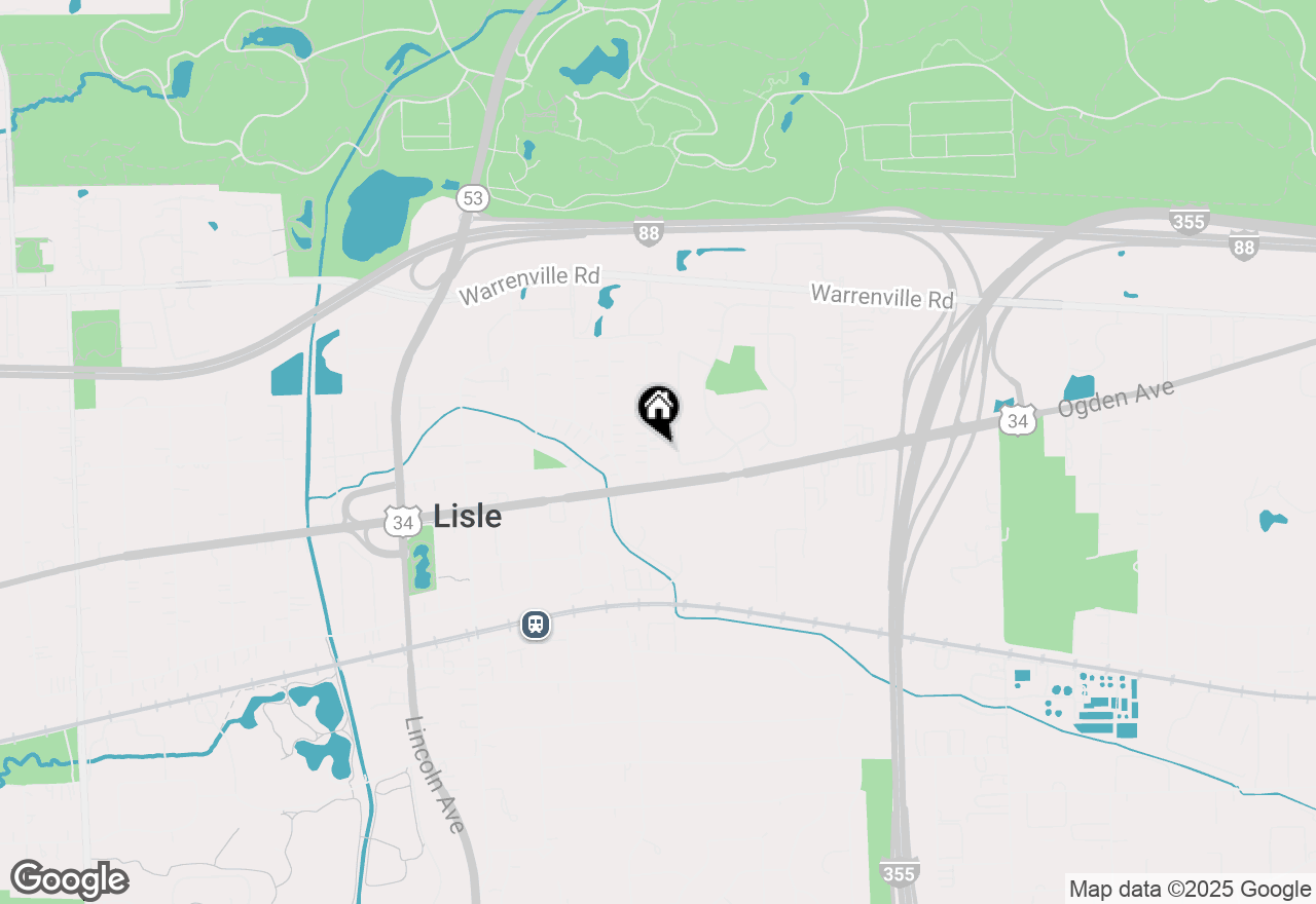 Map of 4513 Chelsea Avenue, Lisle, IL 60532