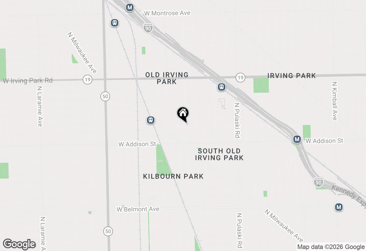 Map of 4308 W Waveland Avenue #2, Chicago, IL 60641