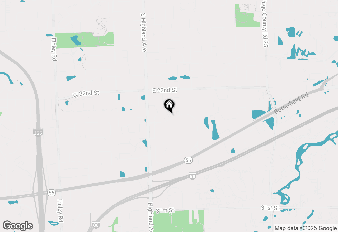 Map of 329 Summit Circle, Lombard, IL 60148