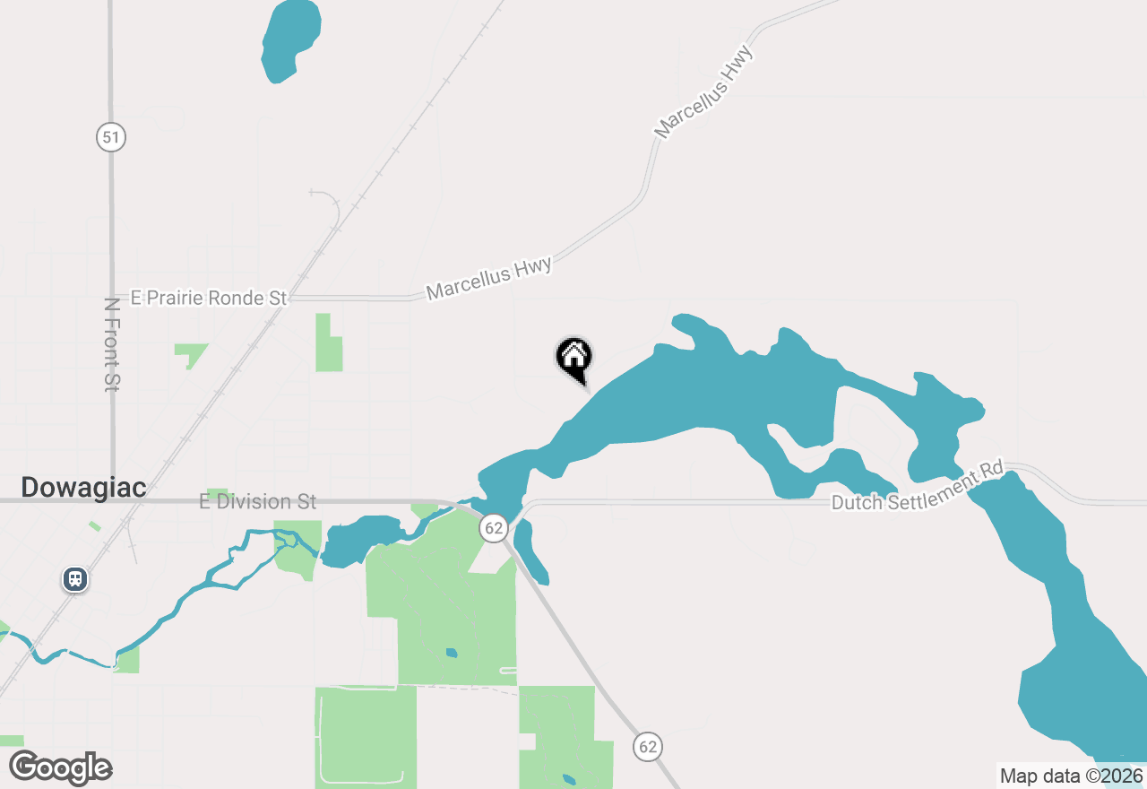 Map of 55835 Davis Lane, Dowagiac, MI 49047
