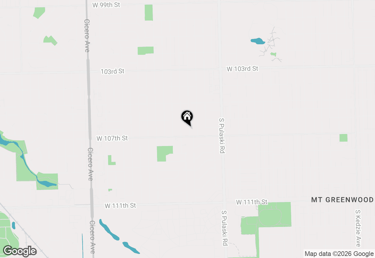 Map of 10630 S Keeler Avenue, Oak Lawn, IL 60453