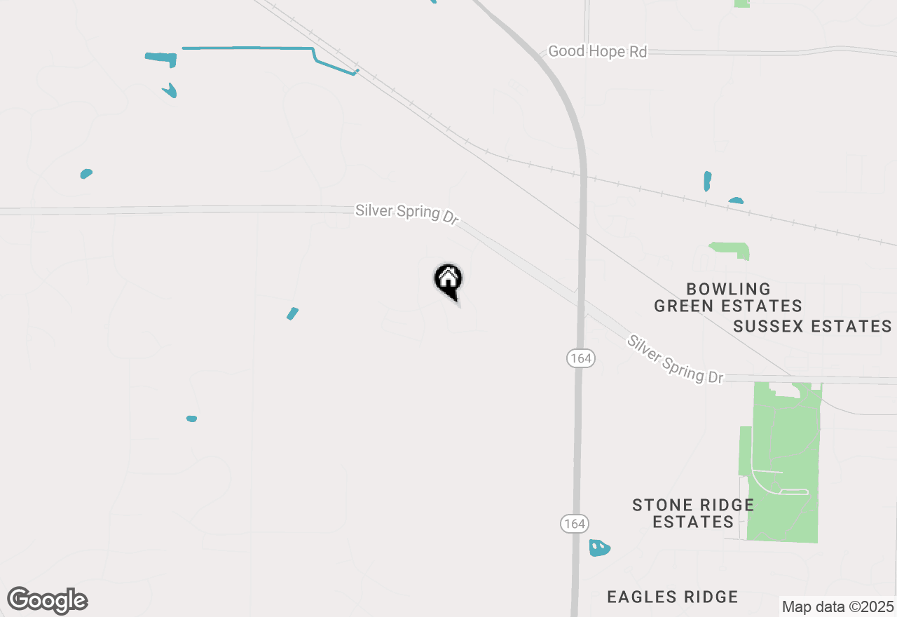 Map of W253N6628 Heavenly Ct, Sussex, WI 53089