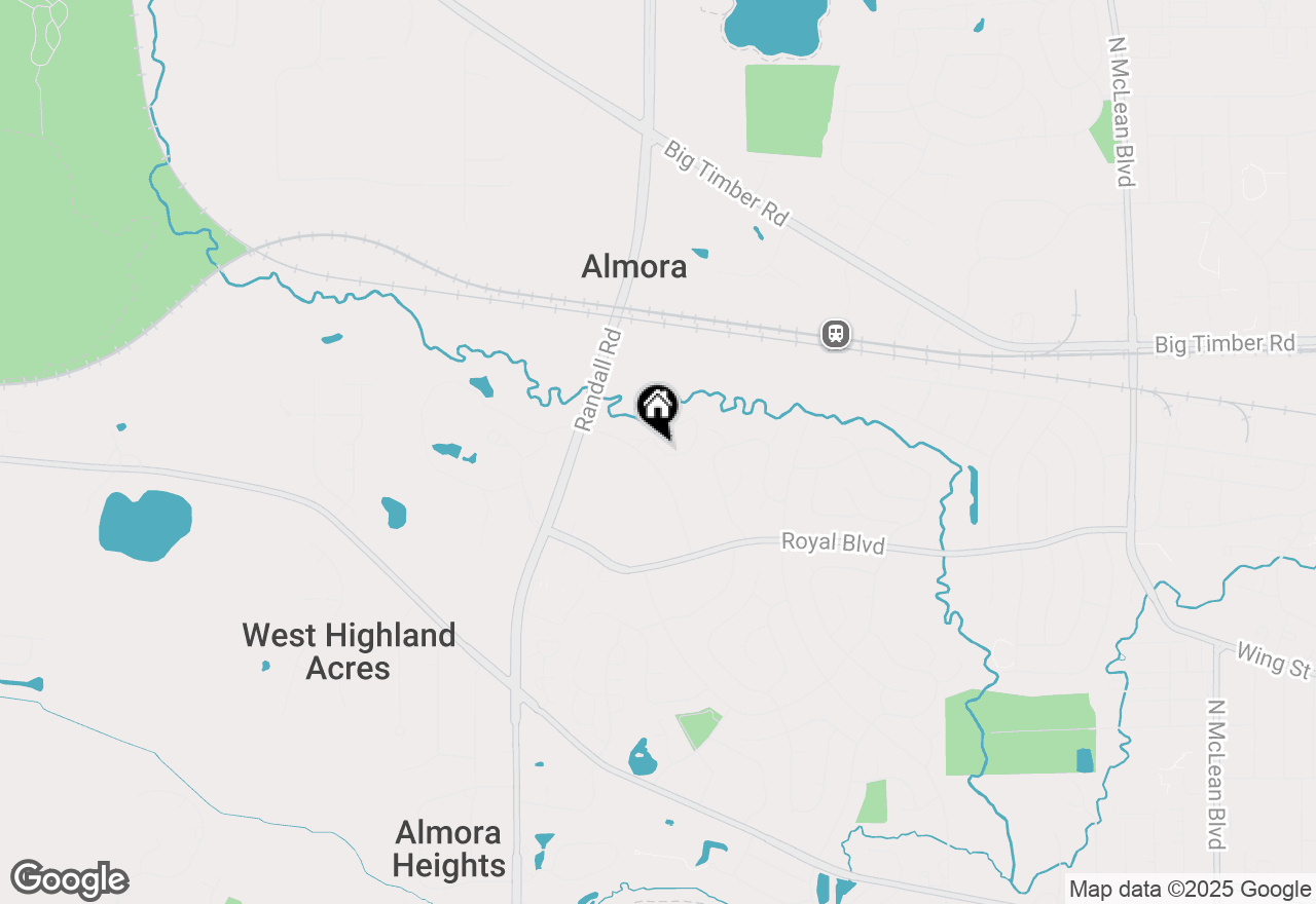 Map of 805 Millcreek Circle, Elgin, IL 60123