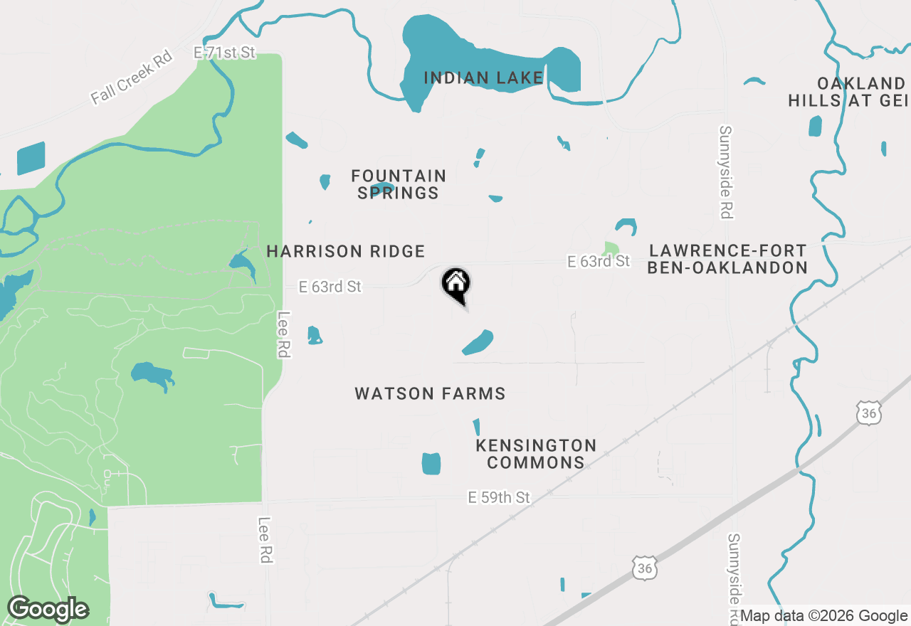 Map of 6277 Mercyside Court, Indianapolis, IN 46236