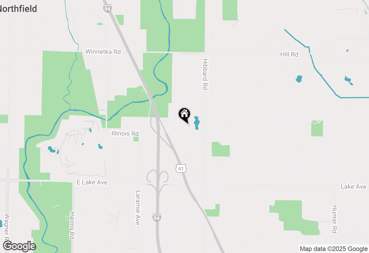 Map of 16 Longmeadow Road, Winnetka, IL 60093
