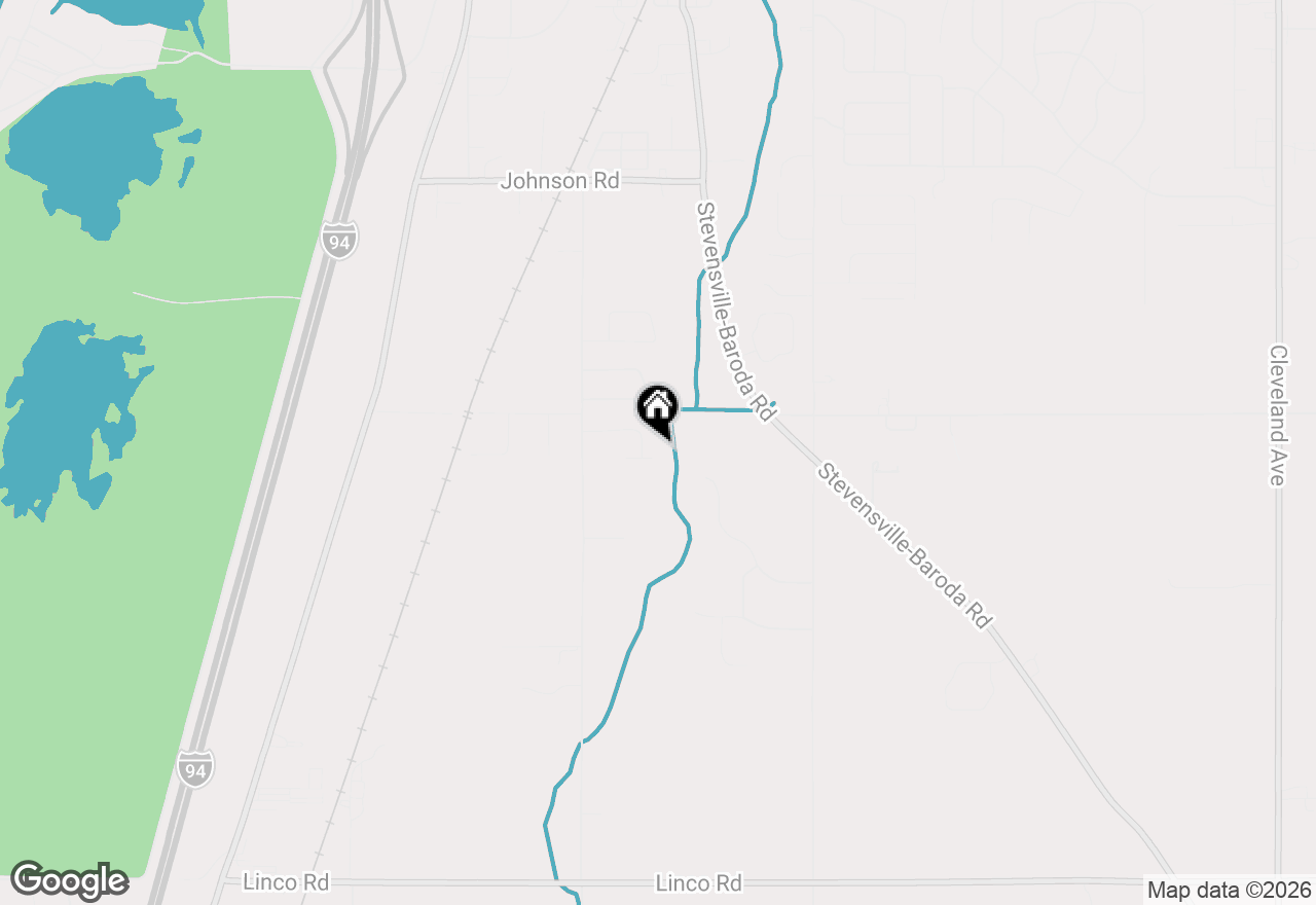 Map of 2755 Southfork Drive, Stevensville, MI 49127