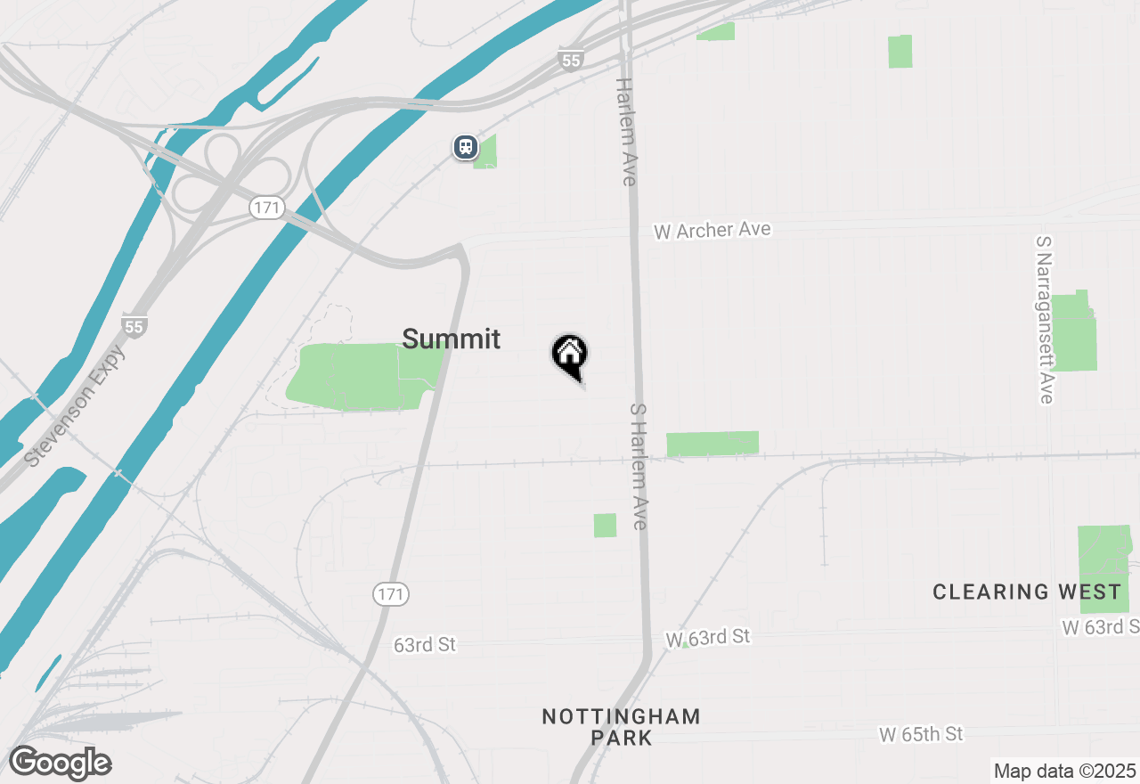 Map of 7311 W 58th Street, Summit, IL 60501