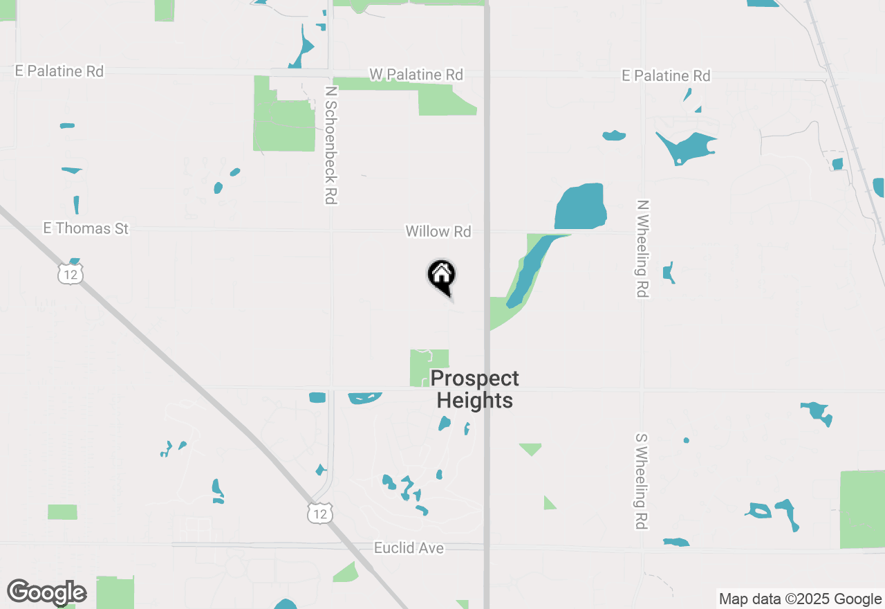 Map of 200 N Pine Street, Prospect Heights, IL 60070