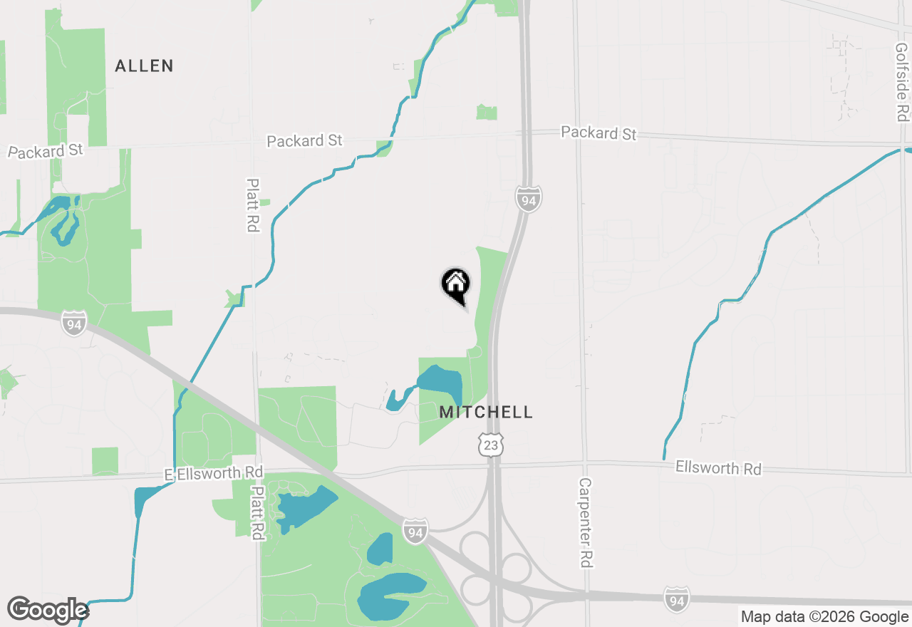 Map of 3223 Roon The Ben, Ann Arbor, MI 48108