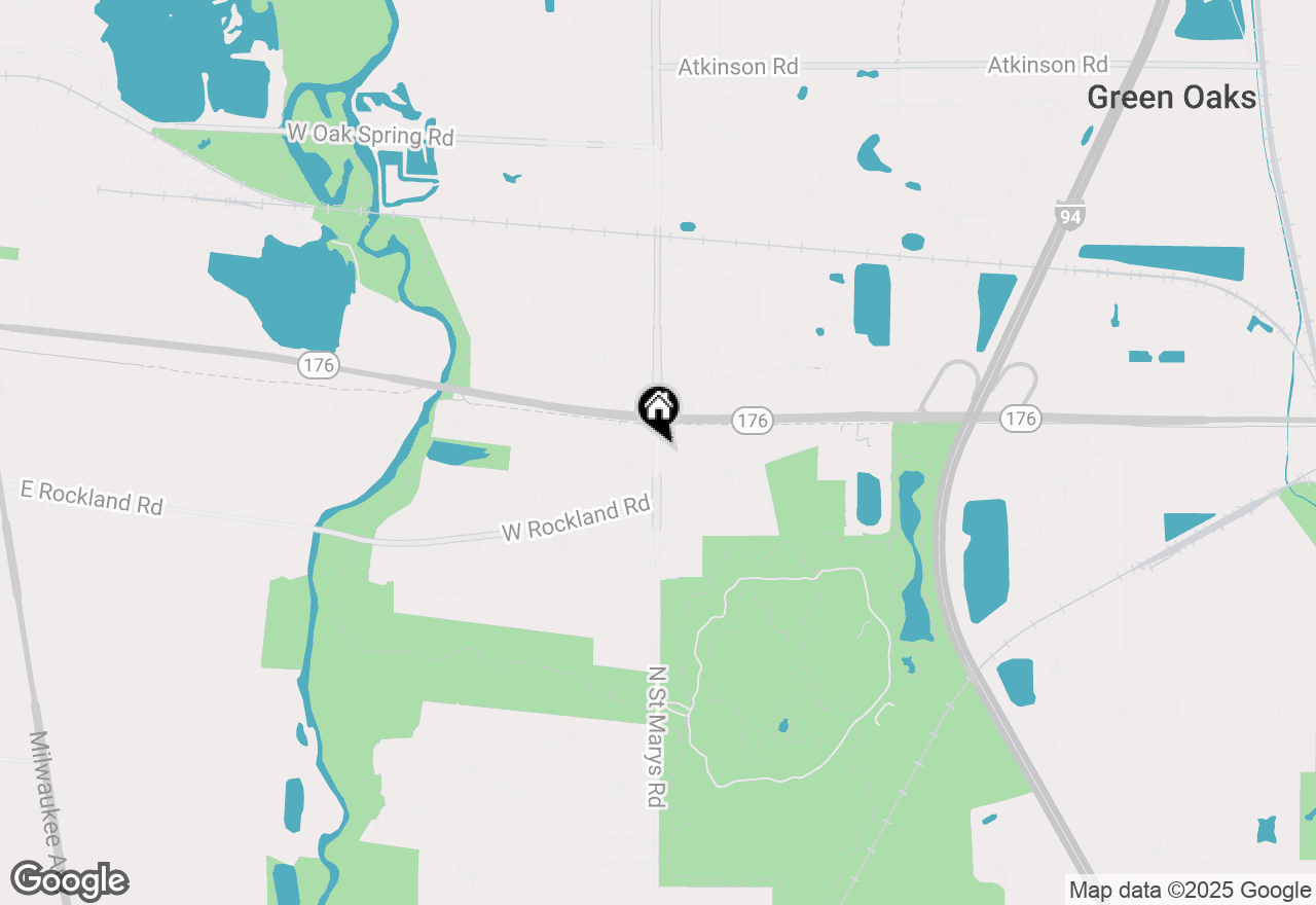 Map of 254 S St. Mary's Road, Green Oaks, IL 60048