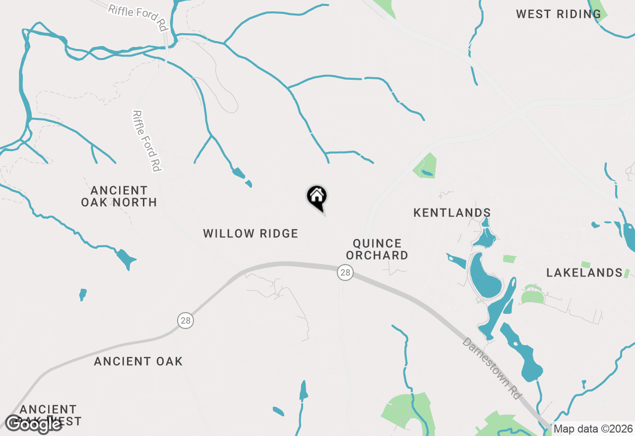 Map of 16005 Howard Landing Drive, Gaithersburg, MD 20878