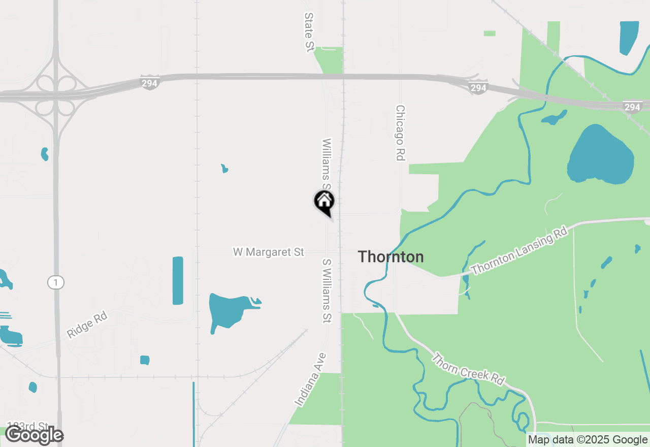 Map of 212 N Williams Street, Thornton, IL 60476
