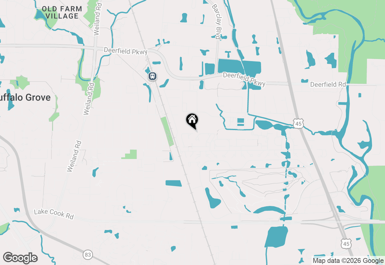 Map of (Address confidential), Deerfield, Illinois 60015