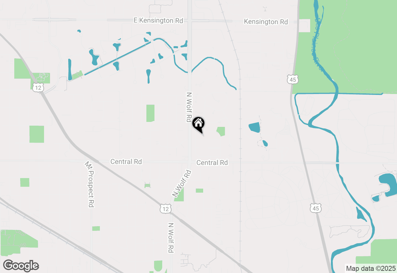 Map of 694 Mark Avenue, Des Plaines, IL 60016