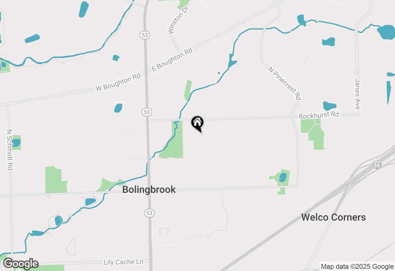 Map of 221 Monterey Drive, Bolingbrook, IL 60440