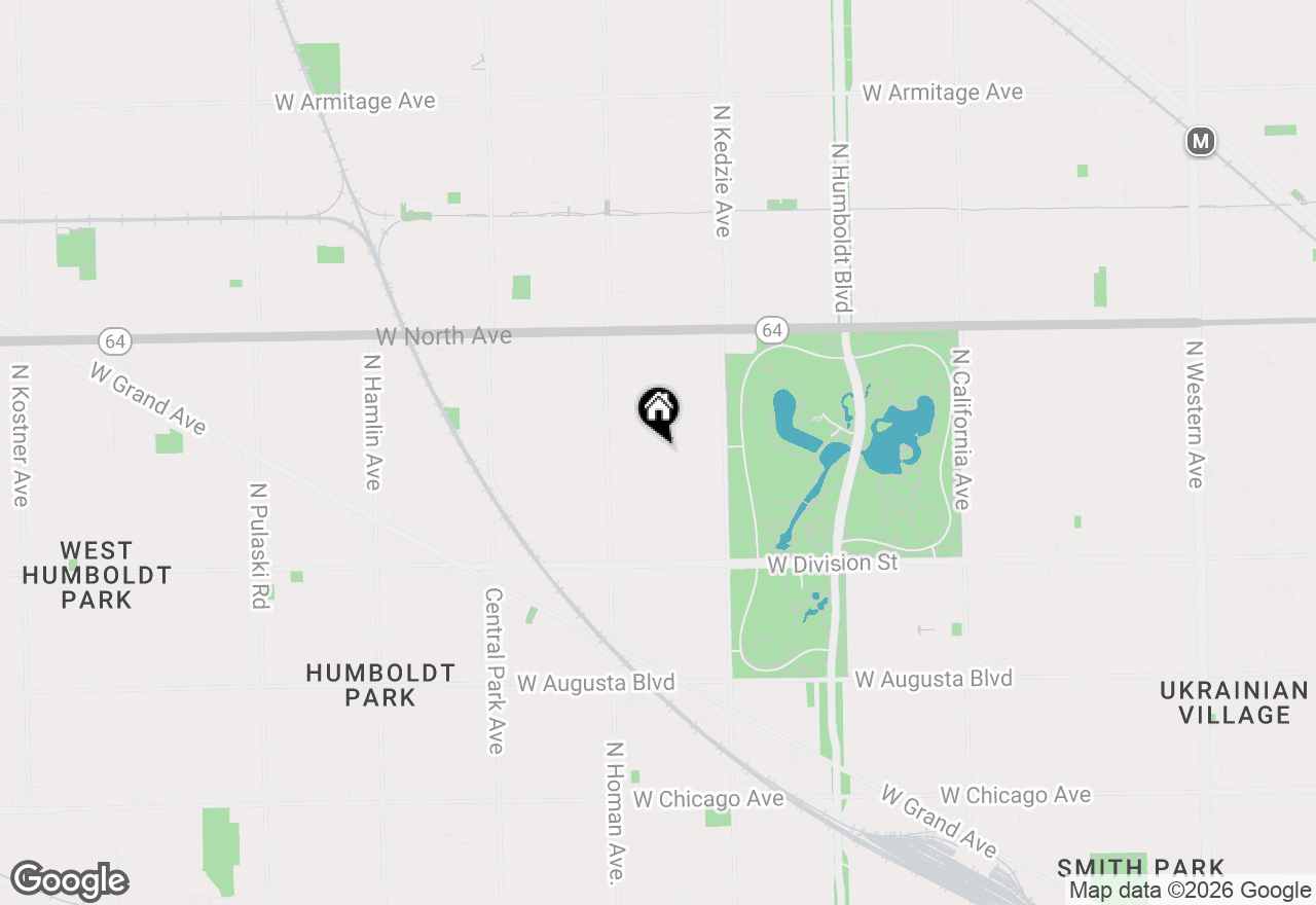 Map of 3303 W Hirsch Street #2, Chicago, IL 60651