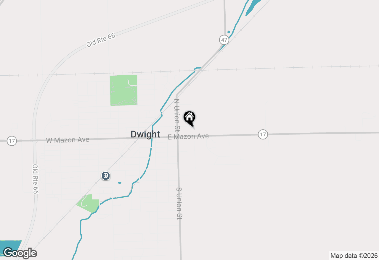 Map of 410 E Mazon Avenue, Dwight, IL 60420