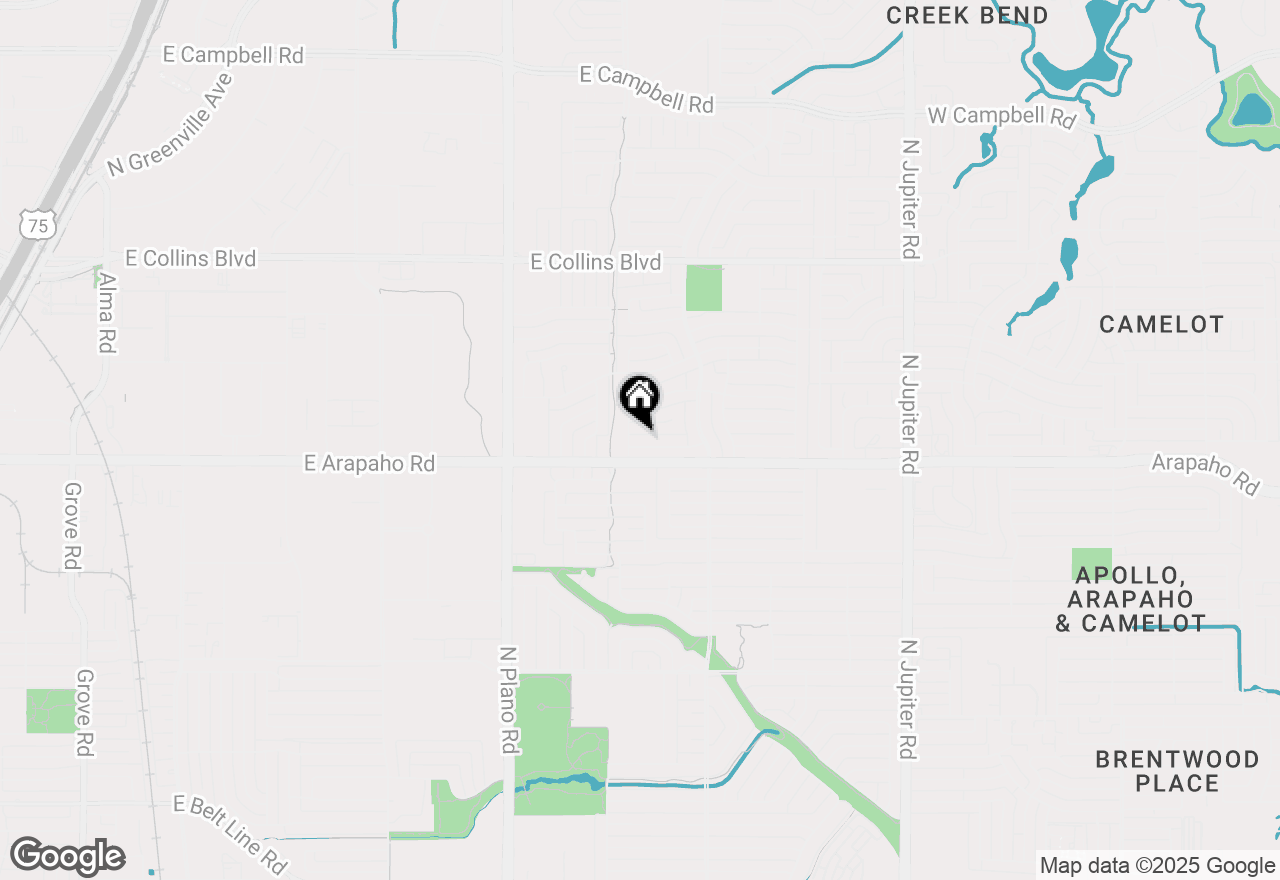 Map of 1603 Wendy Way, Richardson, TX 75081