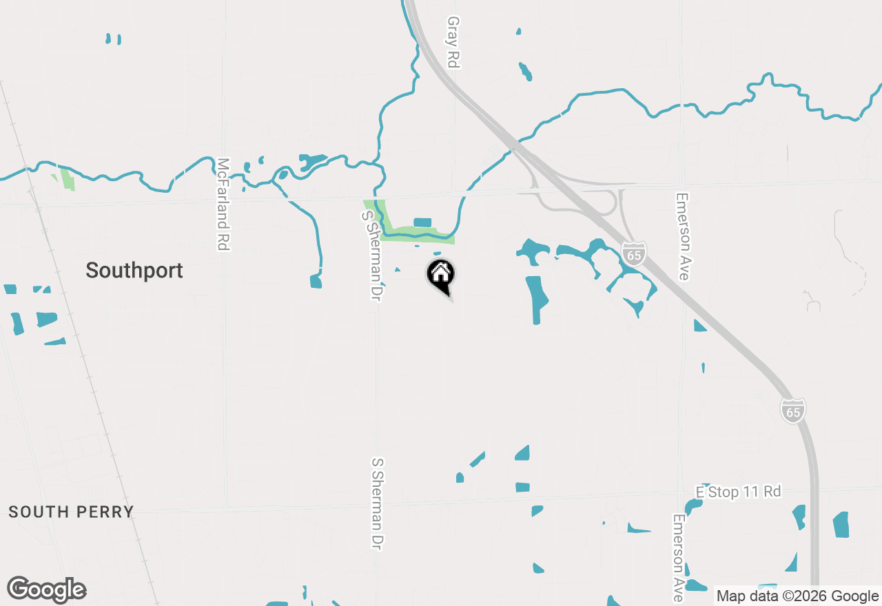 Map of 4025 Pineview Circle, Indianapolis, IN 46237