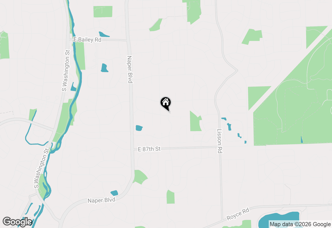 Map of 925 Hidden Lake Road, Naperville, IL 60565