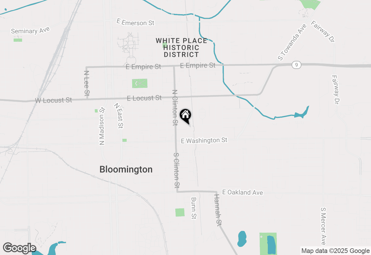 Map of 815 E Monroe Street, Bloomington, IL 61701