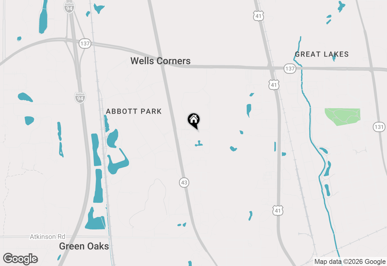 Map of 13200 W Heiden Circle #2101, Lake Bluff, IL 60044