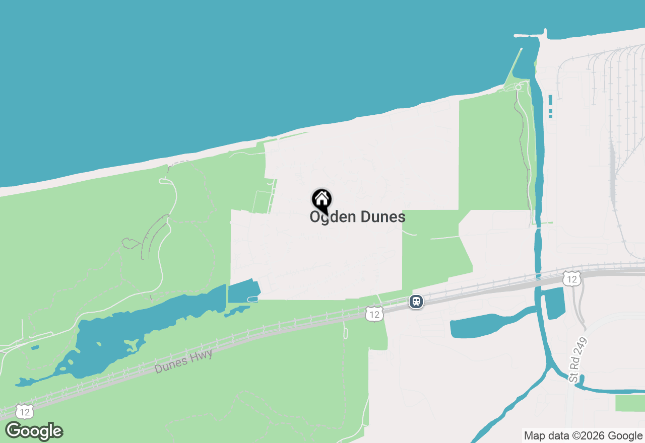 Map of 28 Woodland Trail, Ogden Dunes, IN 46368