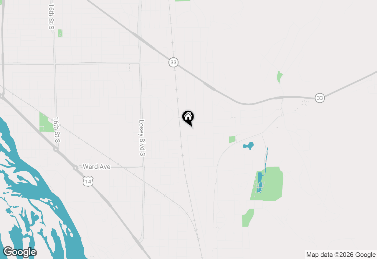 Map of 2910 Fairchild St E, La Crosse, WI 54601