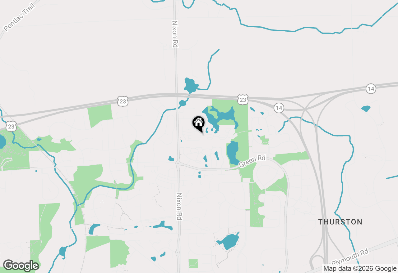 Map of 2856 Barclay Way, Ann Arbor, MI 48105