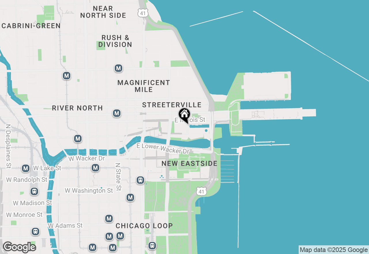 Map of 480 N Mcclurg Court #1108, Chicago, IL 60611