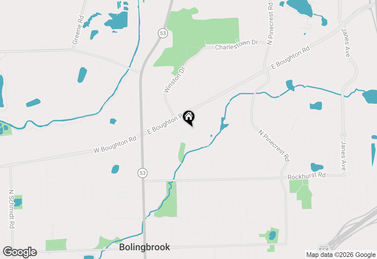 Map of 435 Wright Court, Bolingbrook, IL 60440