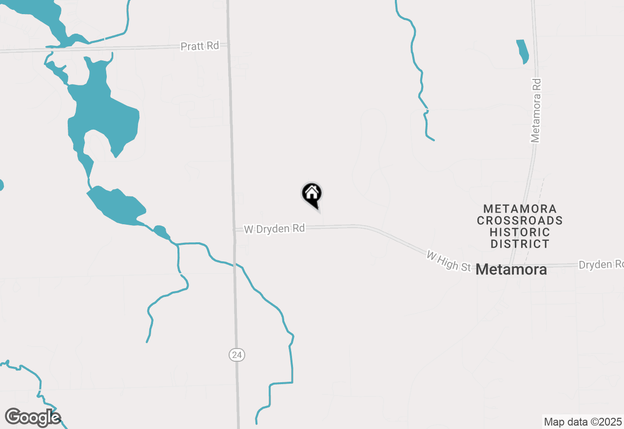 Map of 600 W Dryden Road, Metamora, MI 48455
